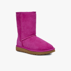 Ugg Classic Short II Women Classic Boots Pink (2158JQGET)